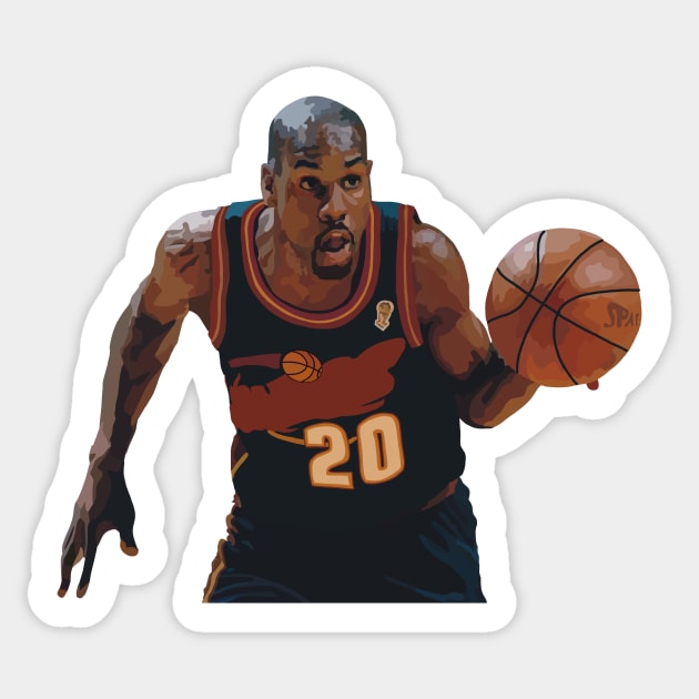 Gary Payton | Seattle SuperSonics Sticker by ActualFactual